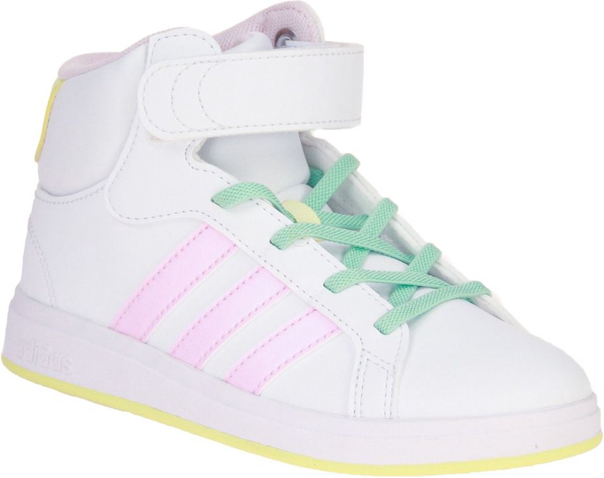 Adidas Grand Court Mid Schoenen Jongen Geel
