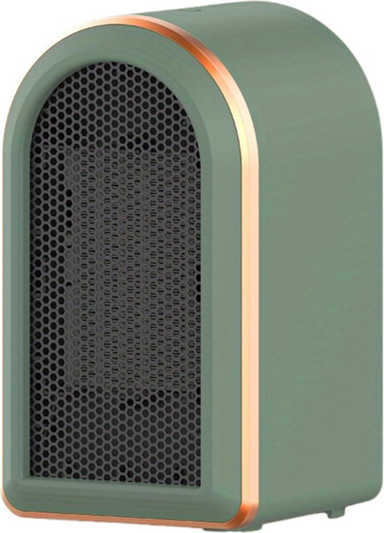 Bovista Elektrische Kachel - Haard - Heater - Mini Kachel - Warm - Groen
