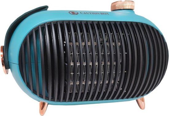Bovista Elektrische Kachel - Haard - Heater - Mini Kachel - Draagbaar - Groen