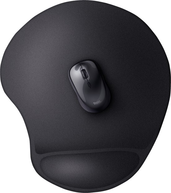 Trust Bigfoot XL - Gel Muismat - Ergonomisch - Polssteun - Zwart
