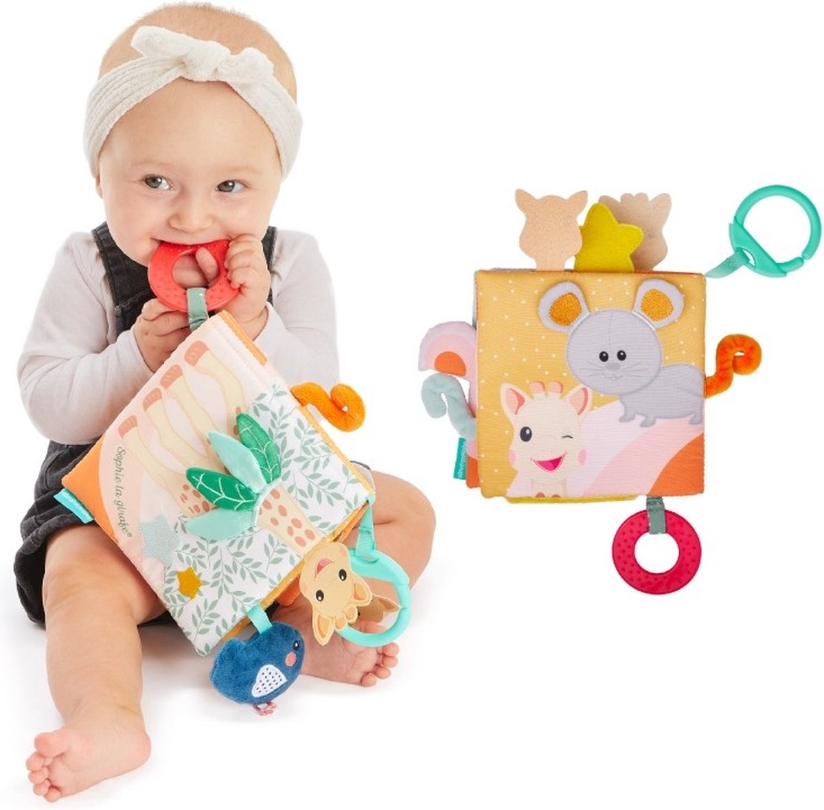 Sophie de giraf Ontdekboekje - Babyboekje - Baby boek - Baby speelgoed - Kraamcadeau - Babyshower cadeau - Vanaf 3 maanden - 26x25x4 cm — afbeelding 17