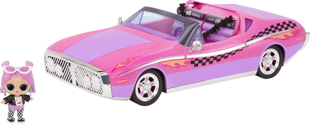 L.O.L. Surprise City Cruiser Auto - Roze/paarse cabrio - Met exclusieve minipop - Met modepop — afbeelding 9
