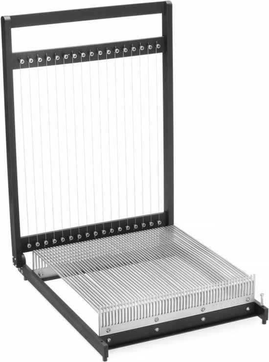 HENDI Fruitkorf schuin zwart, ⌀150x(H)80mm