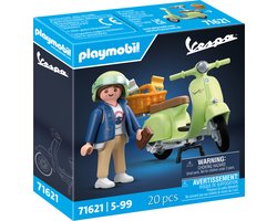 foto van PLAYMOBIL 1969 Vespa 150 Sprint Veloce, lichtgroen - 71621 Alleen groen, blauw heeft hij al