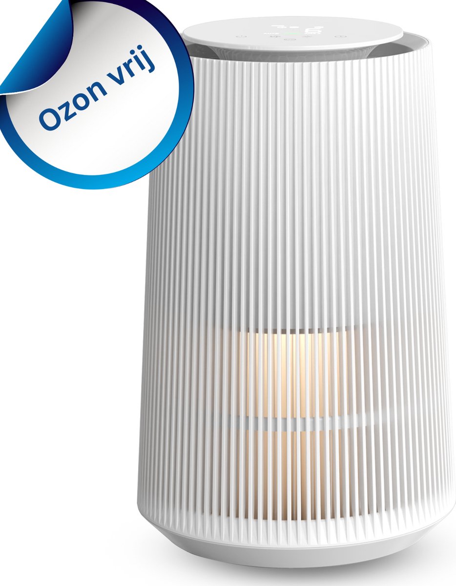 MiRi EasyBreath – Luchtreiniger – 70m² – Air Purifier – TRUE HEPA filter – Koolstoffilter – Ionisator – UV-C – Luchtkwaliteit Indicator – WiFi en App
