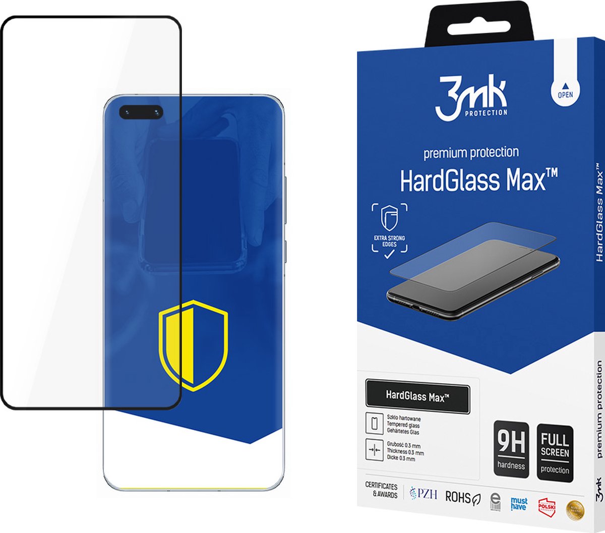 Huawei P40 Pro 5G Black - 3mk HardGlass Max