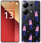 Cazy Hoesje geschikt voor Xiaomi Redmi Note 13 Pro 5G Lavalampen