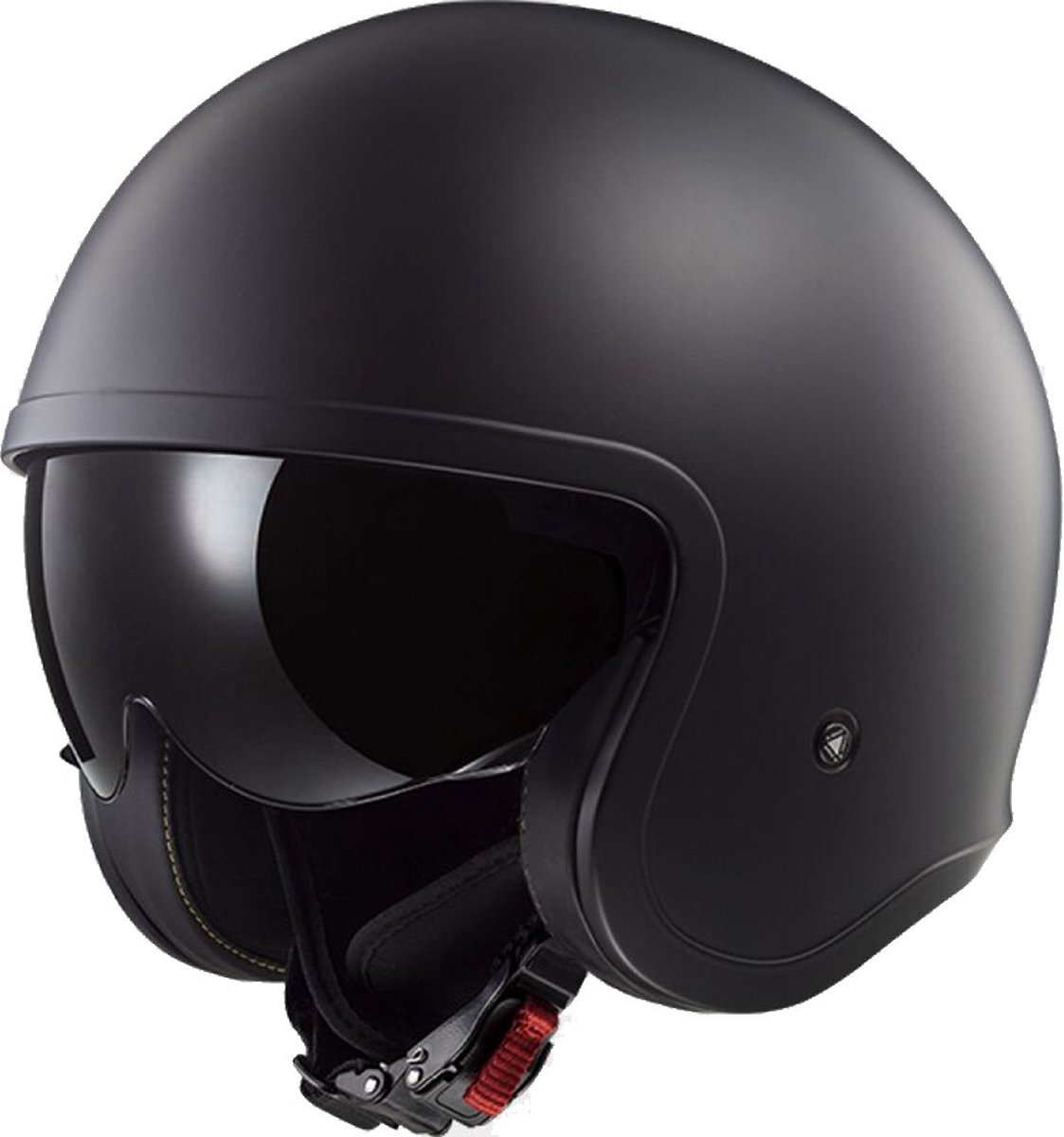 LS2 Helm Spitfire II Solid OF599 mat zwart maat L