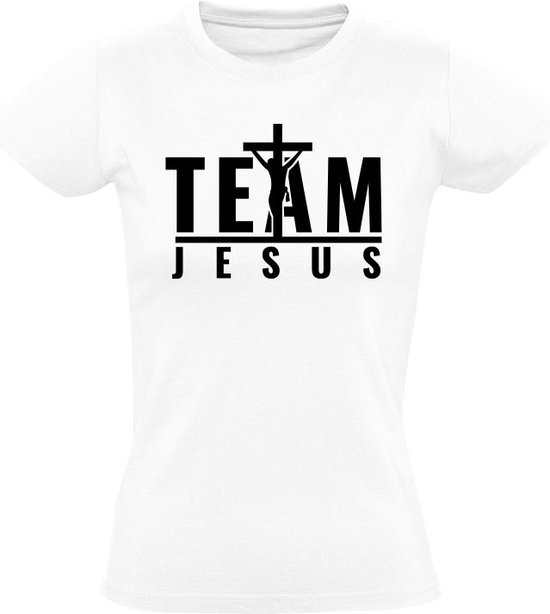 T-shirt pour femme Team Jesus | Jésus | Christianisme | Chrétien | Foi | Bible | Christian | Église | chemise