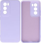 Coque adaptée pour OPPO Reno 12 5G – Coque arrière Fashion – Coque en Siliconen – Violet