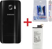 Achterkant + batterij geschikt voor Samsung Galaxy S7 - zwart