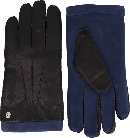 Roeckl Klassiker Wolle Handschoenen voor heren, Zwart (Zwart 000