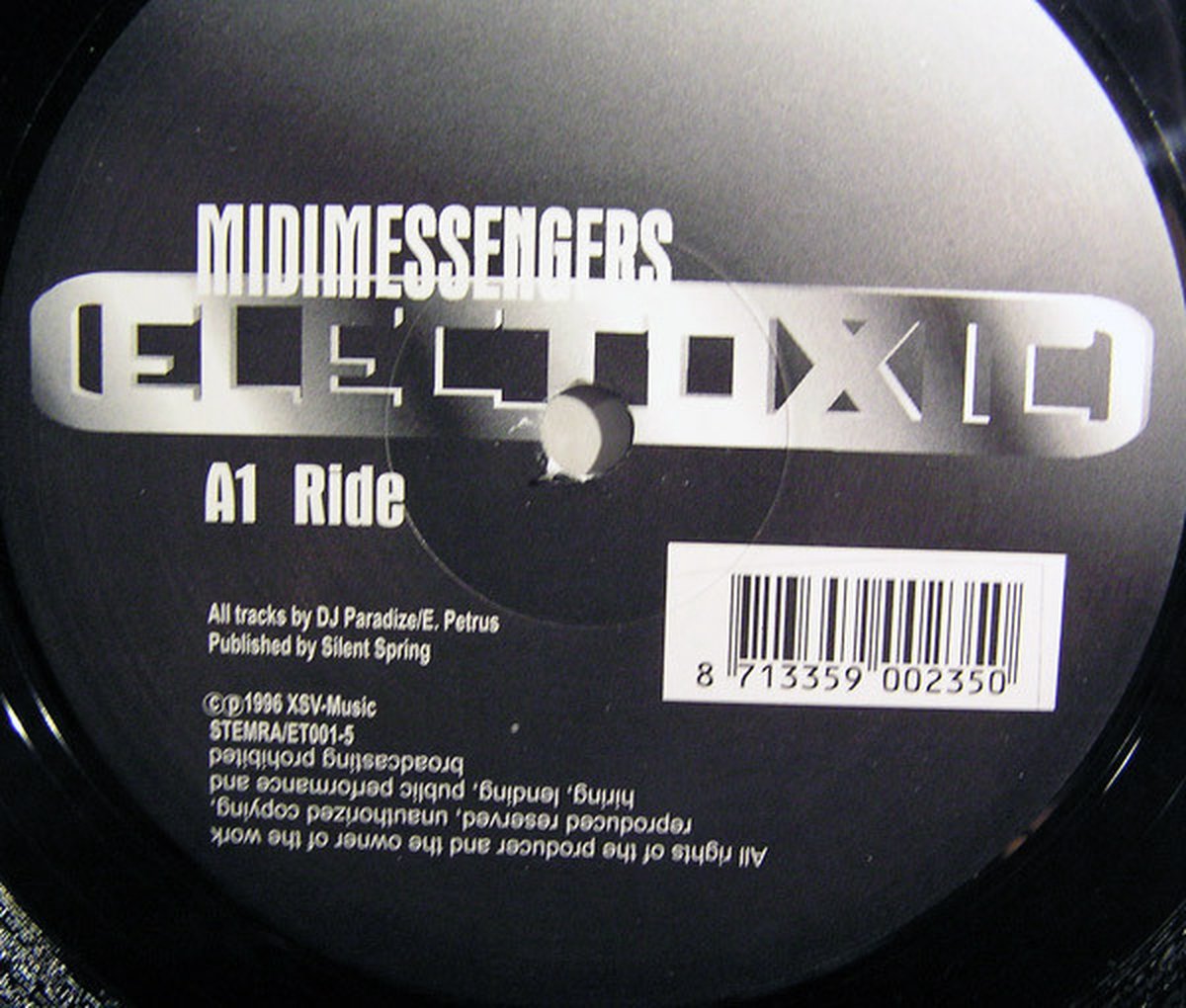 Midimessengers – Ride (TECHNO) (12" VINYL)