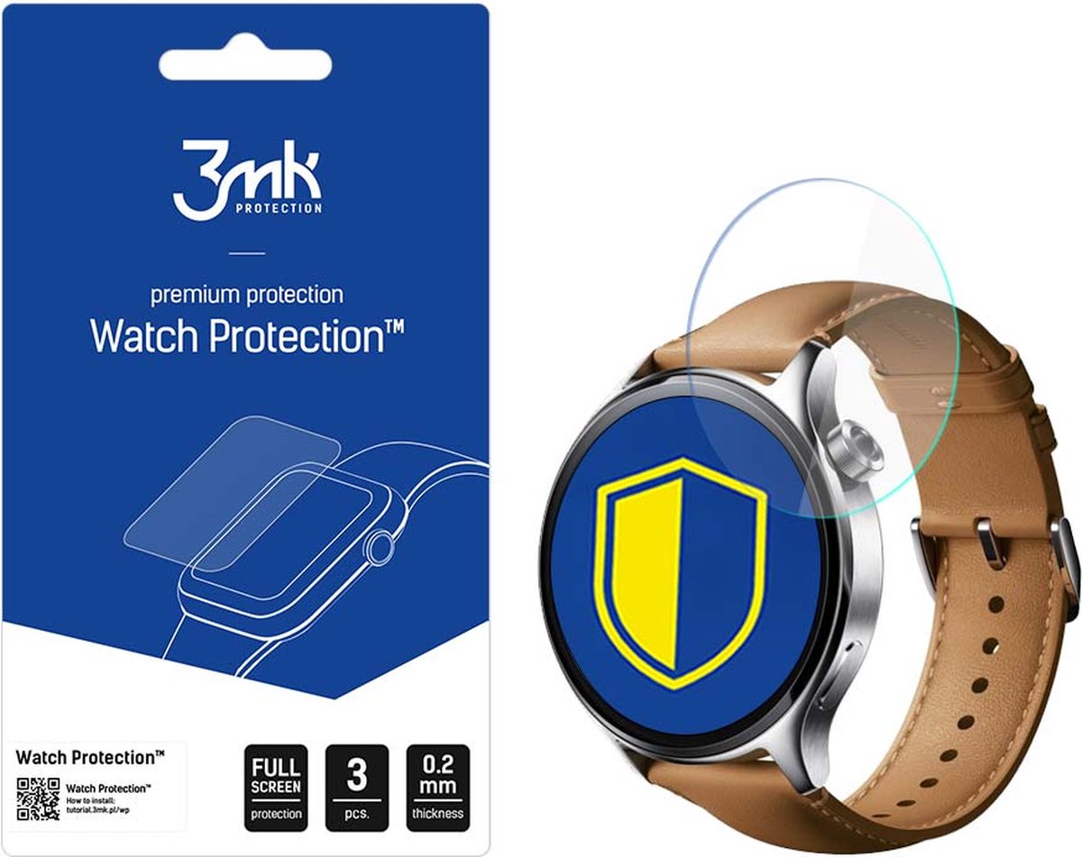 Xiaomi Watch S1 Pro - 3mk Watch Protection v. FlexibleGlass Lite
