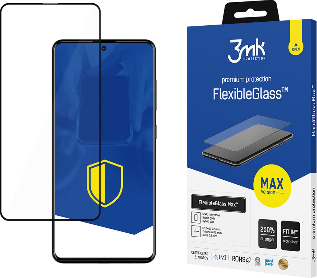Samsung Galaxy A51/A52 4G/5G A52s 5G Black - 3mk FlexibleGlass Max