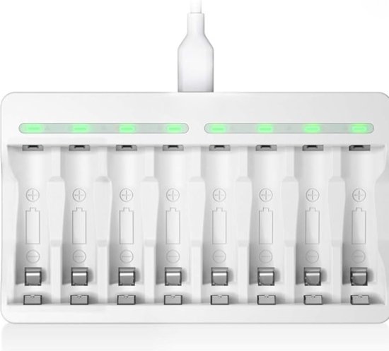 Universele Batterijlader - Universele Batterijlader, Type: AA, AAA, C