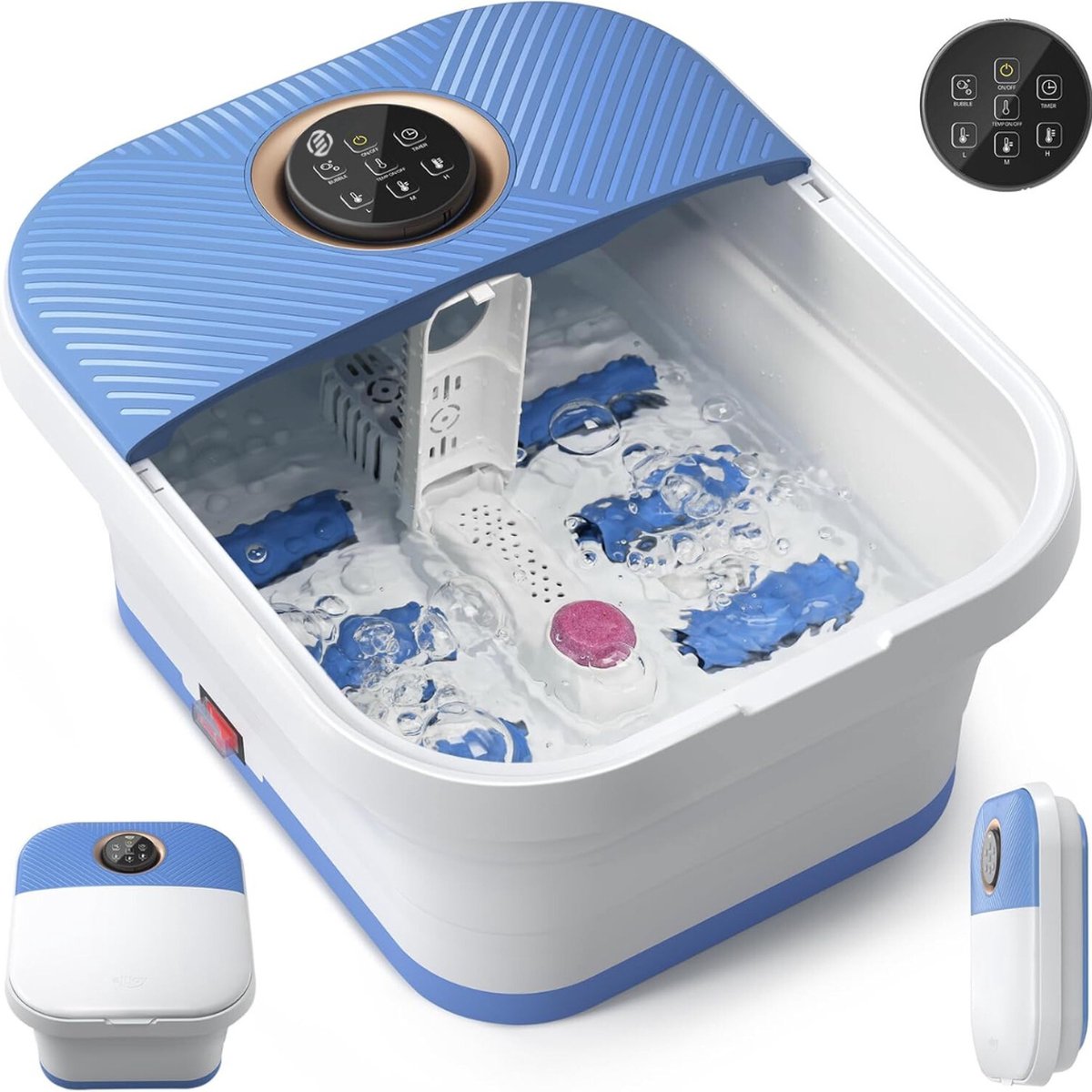 Equivera Voetenbad Met Massage - Voetenbad - Voetenbad Met Massage Electrisch - Voetbad - Voetenbad Massage Apparaat