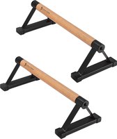 WOODPOWER PowerBars - Paralelos de madera para flexiones de apoyo para