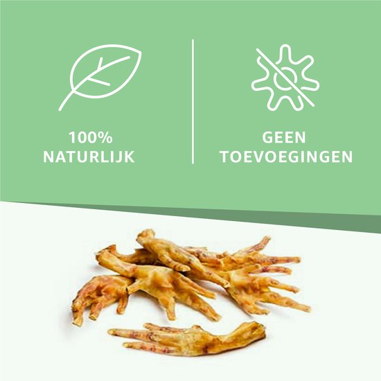 Woef Woef Snacks Snacks pour chiens Cuisses de poulet - 0,50 KG - Snacks cocooning - Viande séchée - Kip - à partir de 3 mois - Geen additifs