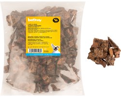 Boomy - Natuurlijke hondensnacks - Gezonde hondensnoepjes - Lamslong trainers - Gedroogde lamslong - Kubus 2 x 2cm - 350g