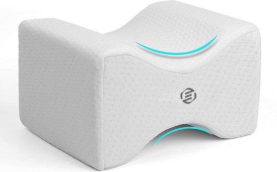 Equivera kniekussen voor in bed - kniekussen - beenkussen - kniekussen voor in bed zijslapers - kniekussen orthopedisch - kniekussen traagschuim