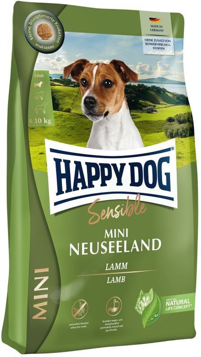 Happy Dog Happy Dog Sensible Mini Neuseeland 4 kg - Hond