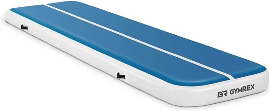 Turnmat / Yogamat - 400 x 100 x 10 cm - met elektrische pomp - Roze