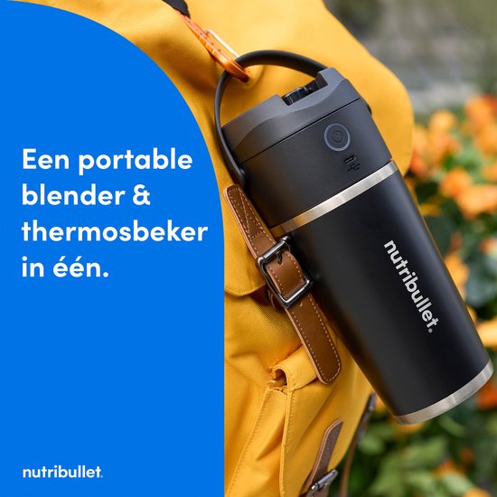 Nutribullet Draagbare 60W blender in zwart - Krachtig - Vergelijk prijzen