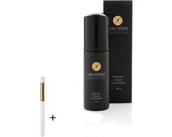 Lash Extend - Foam cleanser - 30 ml - wimper shampoo NU met Wimper reinigingsborstel - Lash foam shampoo - lash soap - wimper zeep - cleanser for eyelashes - wimper schuim - wimper reiniging- olievrij