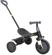 Bol.com Sunny Driewieler met Afneembare Duwstang Zwart - Vanaf 2 jaar - EVA-schuim aanbieding
