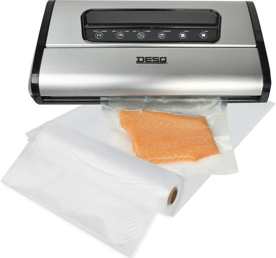 DESQ® 8000 Vacumeermachine - Set 55 Vacumuürzakken 1 Vacuümrol 20