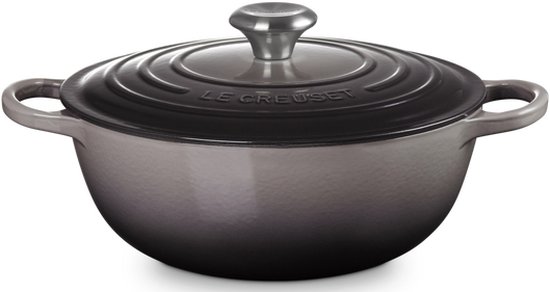 Le Creuset Marmite Flint - Gietijzer - Rond - 26cm