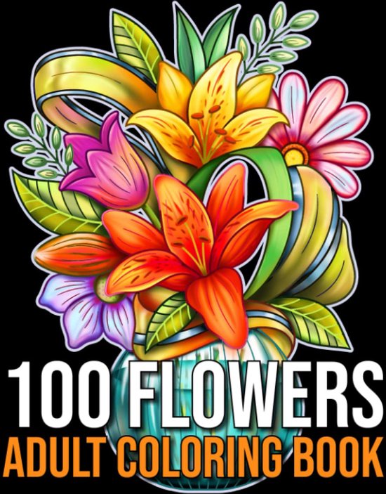 Fleurs Livre de Coloriage pour les Seniors: Un livre de coloriage pour