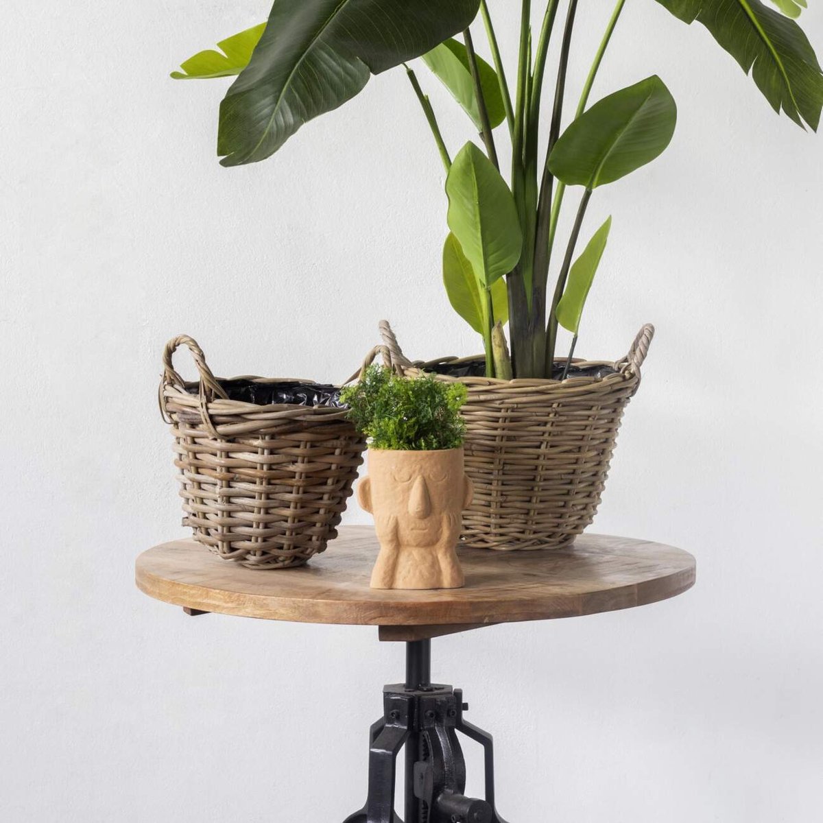Mand Kubu met Handvatten Klein