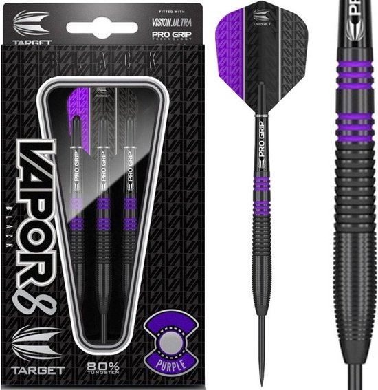 Target Vapor-8 Black-Purple 80% - Dartpijlen - 21 Gram van Target — afbeelding 2