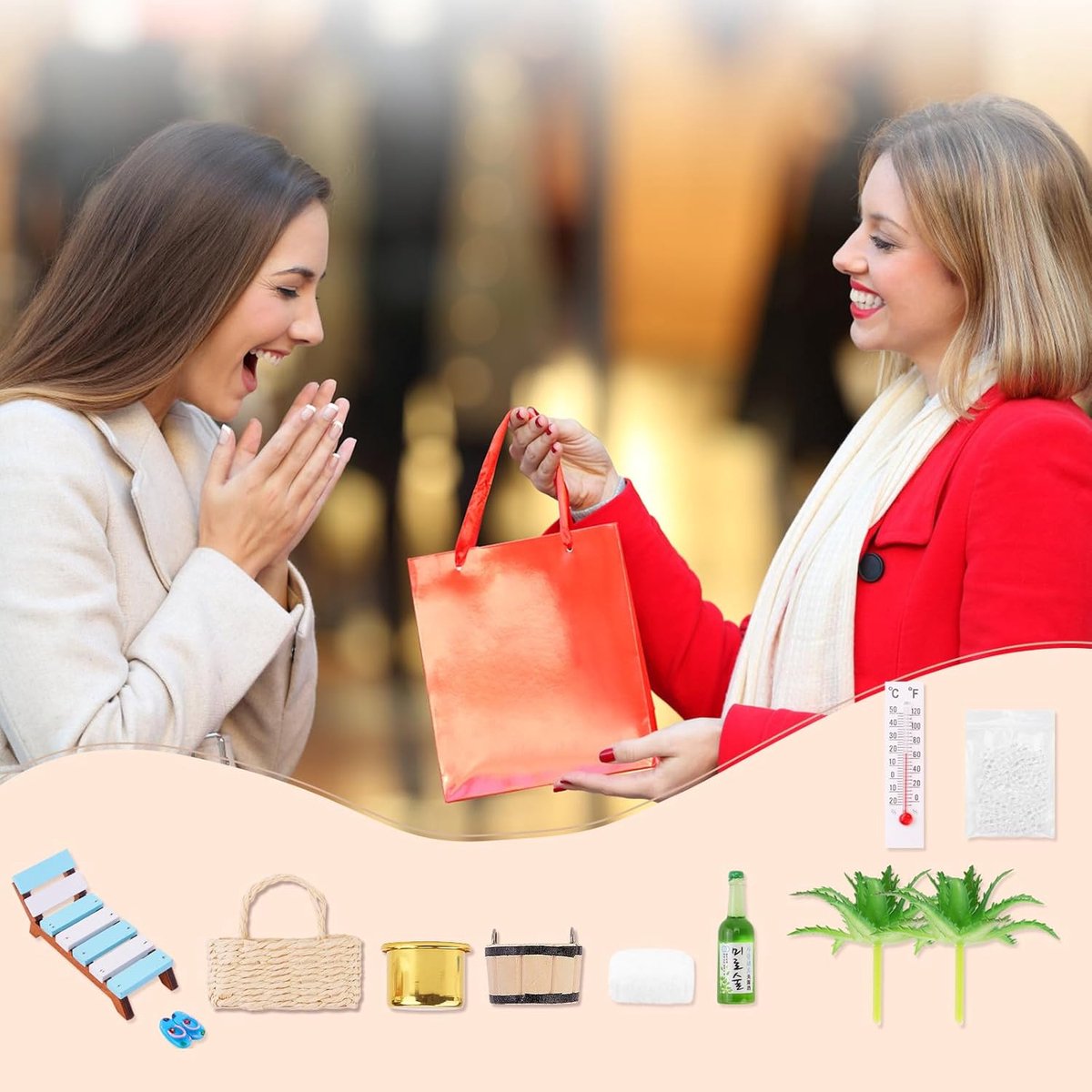 rOCKETSHOPPERS Miniatuur Sauna Accessoires Set thumbnail 4