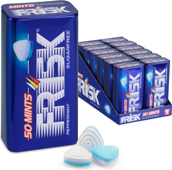 Frisk XL Peppermint - Frismakers - Suikervrij - 1x12stuks