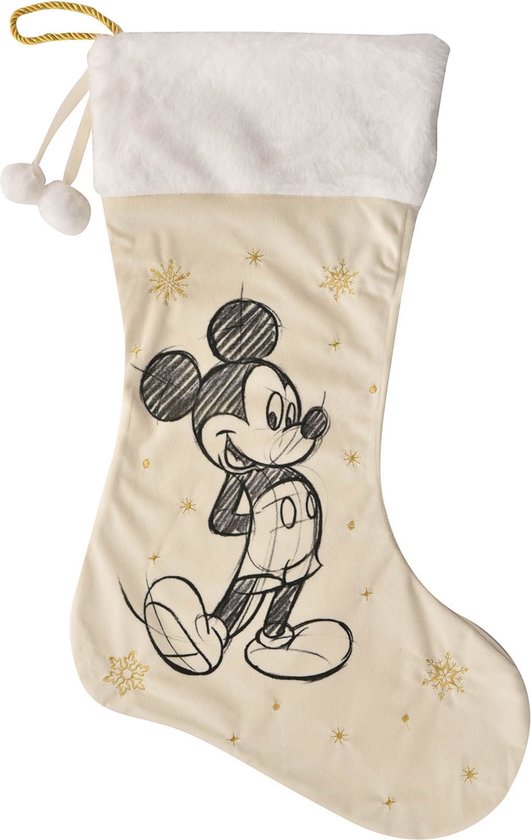 Foto: Disney mickey mouse fluwelen kerstsok