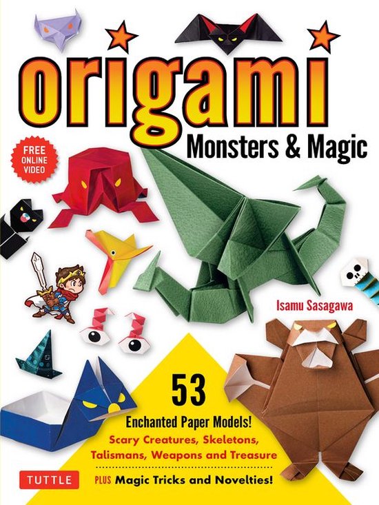 Origami Monsters & Magic - cover