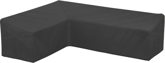 HEIMUNI Afdekking voor Loungebank L-vorm, Beschermhoes voor Hoekbank Hoes Loungebank L vorm, Afdekzeil Tuinmeubelen Waterdicht Hoes voor Tuinmeubelen Bank Uv-bestendig, 222 x 286 x 90 x80/65cm