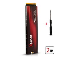 Xedor® XR75 - Interne SSD met Heatsink - NVMe M.2 - PCIe 4.0 - PS5 Compatibel - 2 TB