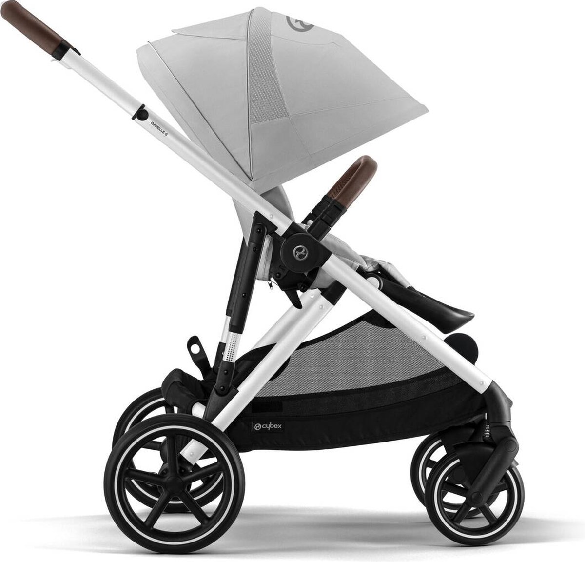 Cybex Gazelle S Kinderwagen Stone Grey Silver Frame - afbeelding 2