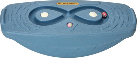 Foto: Balanceerbord met doolhof en ballen voor kinderen balance board schommelbalk balanstrainer kinderen maximaal 90 kg belasting 59 5 cm x 26 cm x 14 cm marineblauw