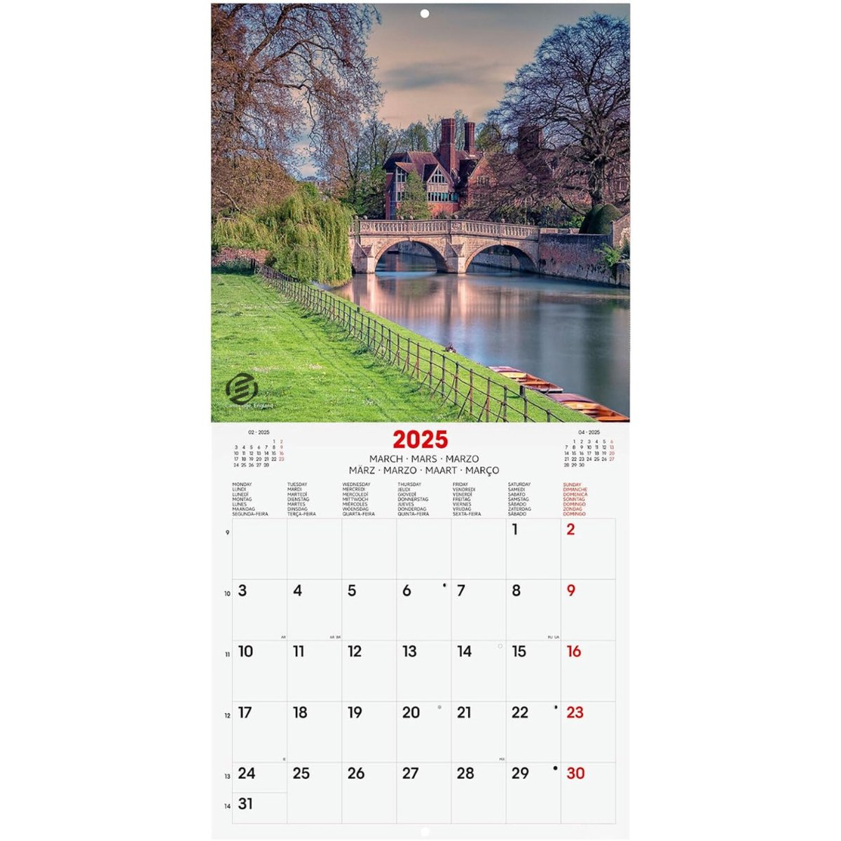 Equivera Jaarkalender 2025 - Maandkalender - Jaar Kalender - Jaarkalender - Jaarplanner - Kalender 2025