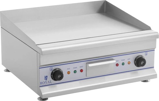 Elektrische bakplaat - 60 cm - glad - 2 x 3200 W - Royal Catering — afbeelding 4