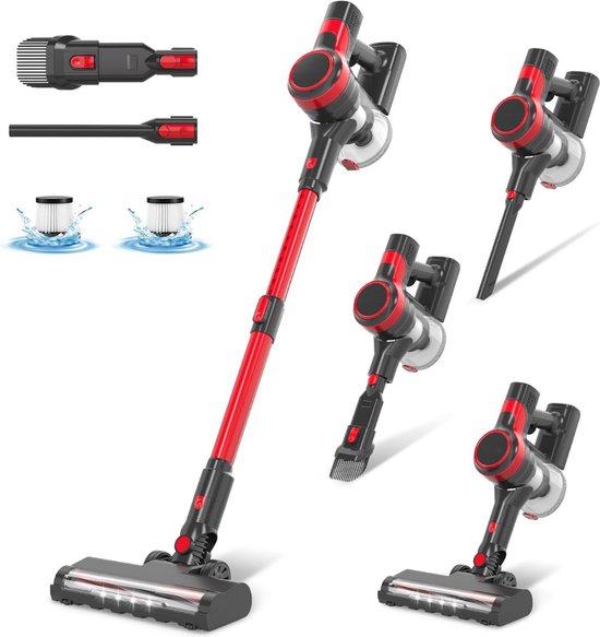 Kruimeldief Best Verkocht - Kruimeldief Snoerloos - Handstofzuiger Draadloos - Handstofzuiger 4 In 1 - Steelstofzuiger - Steelstofzuiger Draadloos - Steelstofzuiger Zonder Zak Op Accu - Twee Snelheidsstanden - Krachtige Zuigkracht