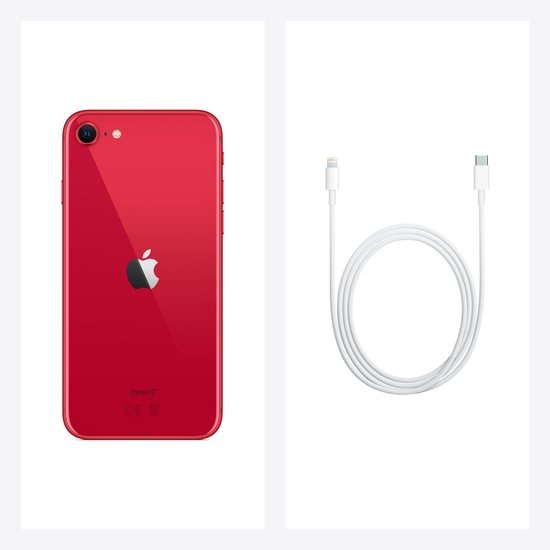 Apple iPhone SE 11,9 cm (4.7") Hybride Dual SIM iOS 14 4G 128 GB Rood