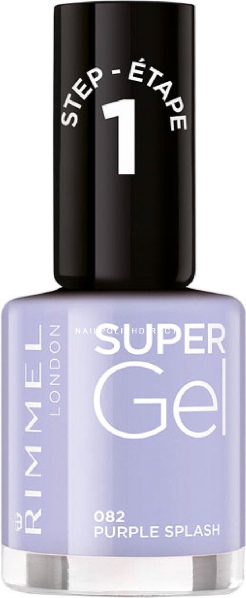 Goedkoopste Rimmel London SuperGel - 082 Purple Splash - Gel Nagellak