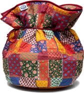 Hooimadam - Patchwork- groot (L) - hooikist - kookzak - pannenstoof - cookingbag - slowcooking - duurzaam koken - energiezuinig koken