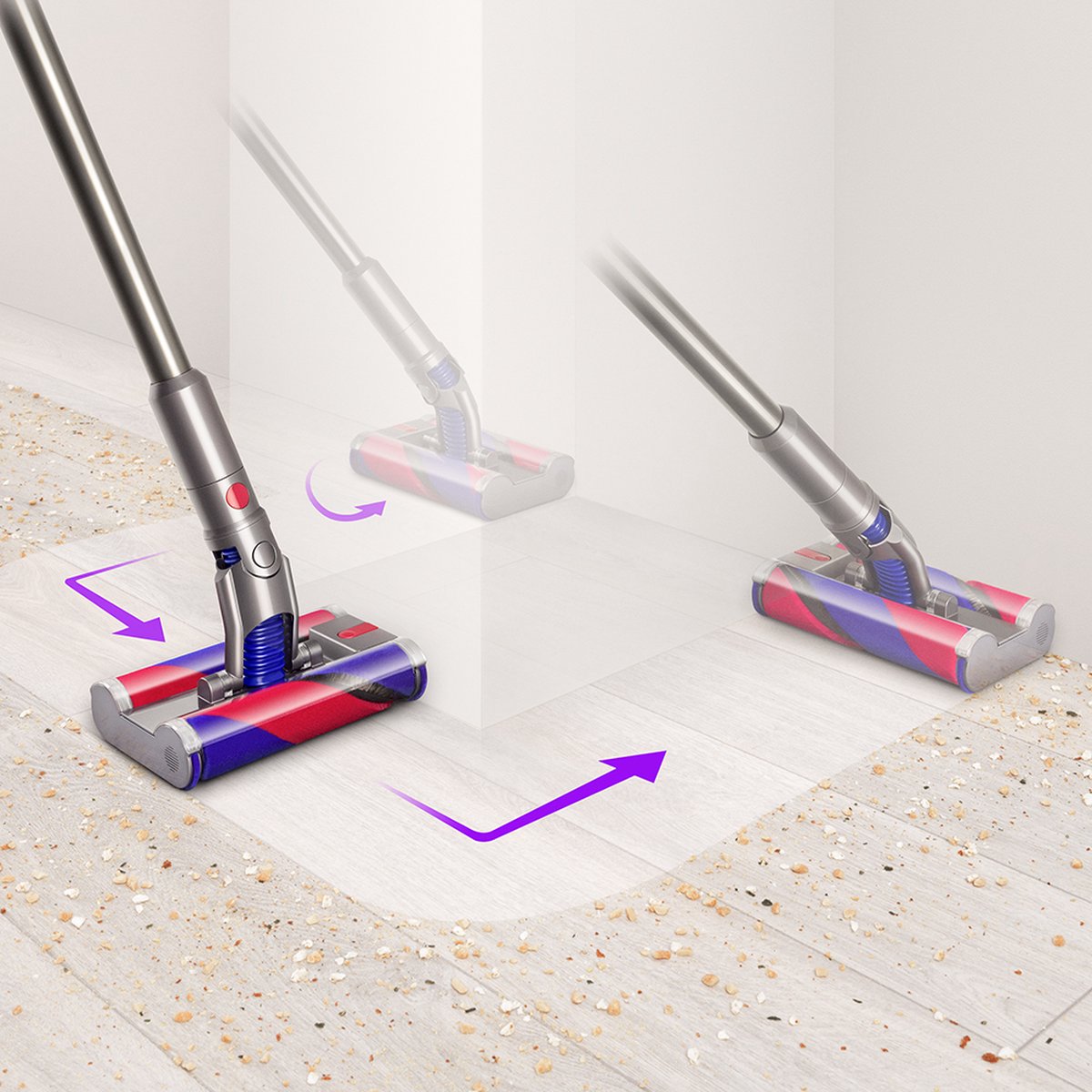 Dyson Omni Glide steelstofzuiger - SV19 - Kruimeldief - Hygiënisch